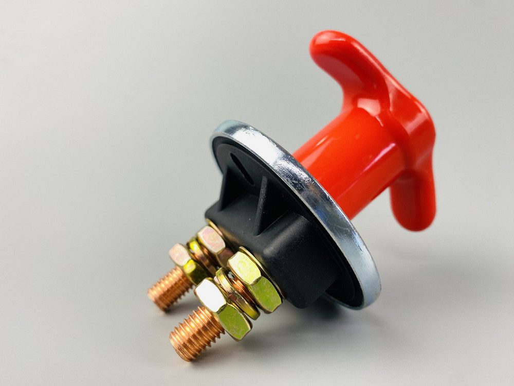 Вимикач маси універсальний, механічний 12/24В (червона мідь) 100A Мукачево - фото 6