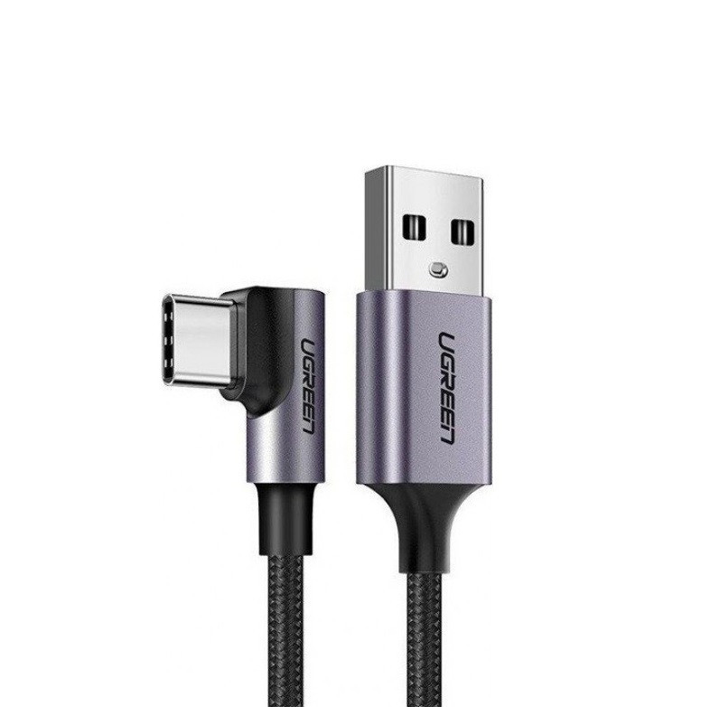 Кабель UGREEN USB-A на USB-C, 1м, серый Киев - изображение 1
