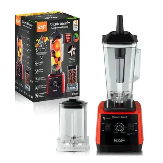 Мощный и многофункциональный блендер RAF-2840, 2.5L, 2400 Вт, 2 в 1 Коломыя