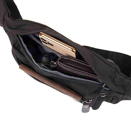 Бананка нейлон Vintage 20635 Черная Киев