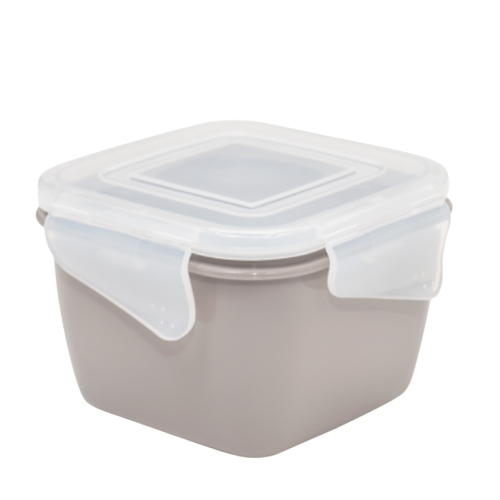 Контейнер універсальний 0,9л квадратний какао/прозорий Фієста Алеана Житомир - изображение 1