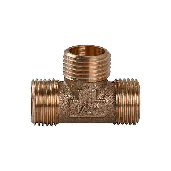 Тройник 1/2″ННН латунный LT332S OPTIMUM (000030993) Киев