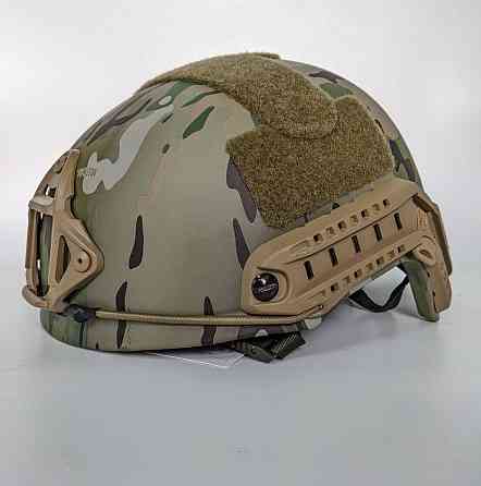 Тактичний кевларовий шолом Fast Team Wendy з покращеною підвісною системою та подушечками (Мультикам) Київ