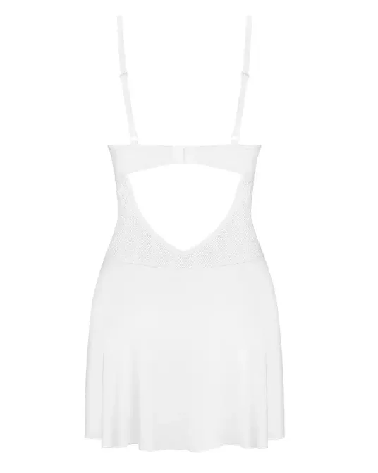 Пеньюар Obsessive Alissium chemise & thong M/L Львів - фото 5