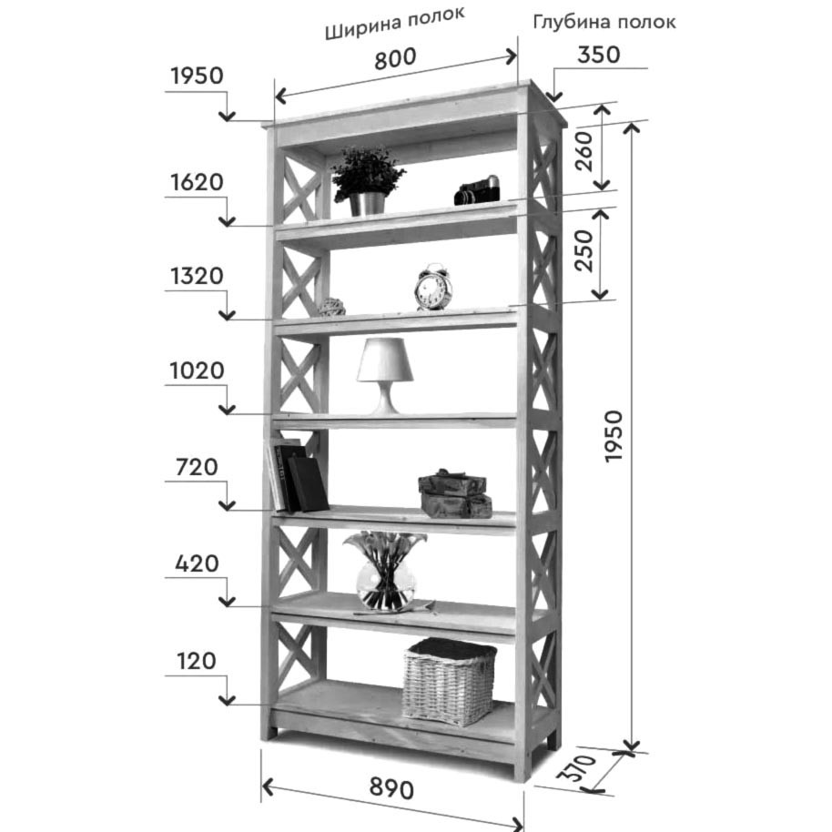 Стелаж кухонний "Трасел 789" зефір Миколаїв - фото 5
