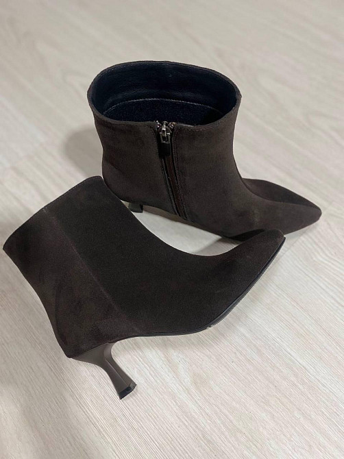 New Style Черевики жіночі NEW STYLE 6057/1 шоколадні (весна-осінь, замша натуральна) (6089) 39 Коломия - фото 1