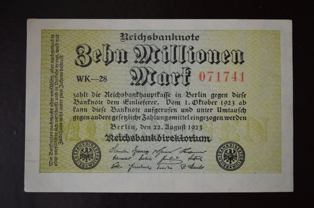 Германия 10000000 марок(10 миллионов) 1923 г(Г-1)3 Полтава - изображение 1