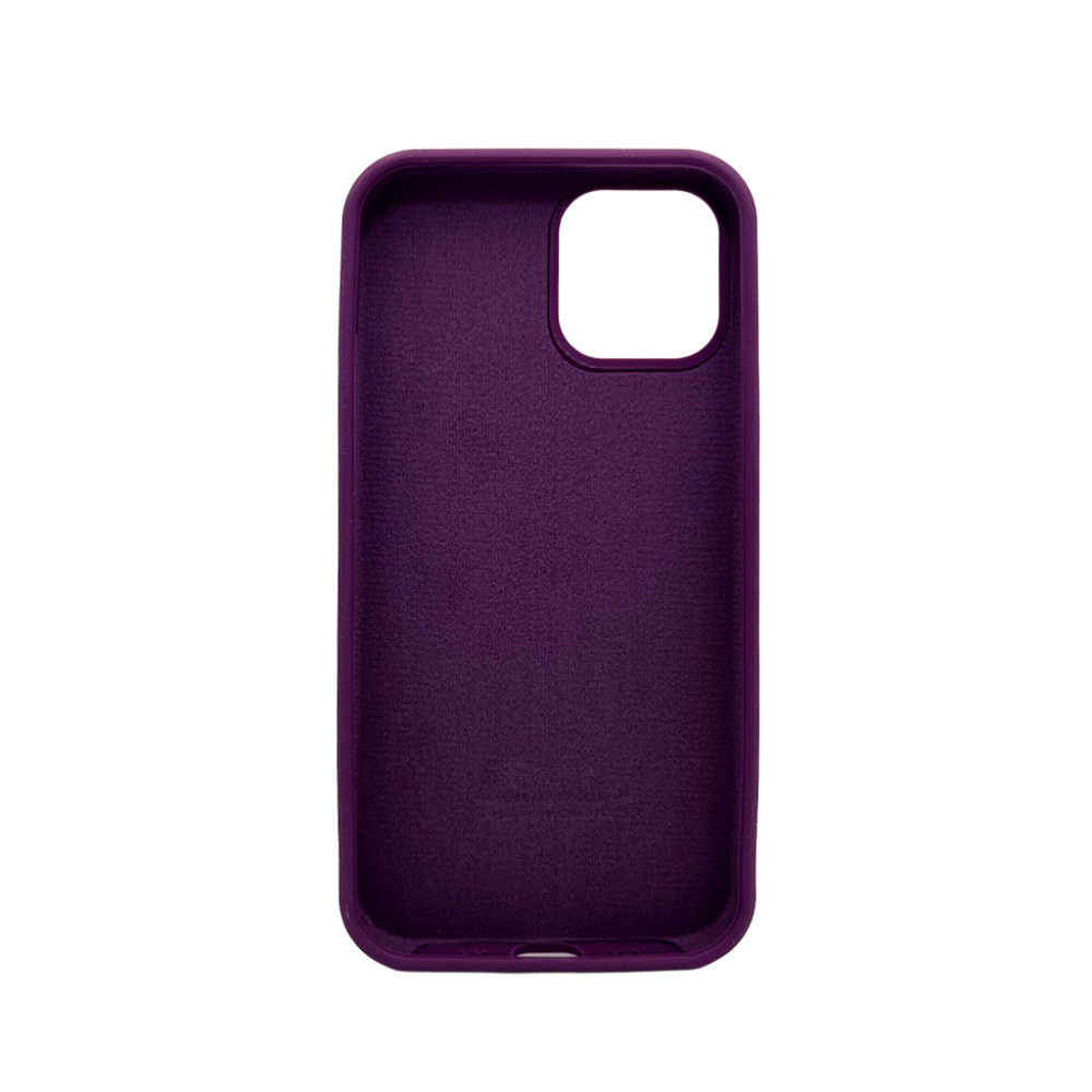 Чохол для смартфона Silicone Full Case AA Open Cam for Apple iPhone 12 19,Purple Киев - изображение 3