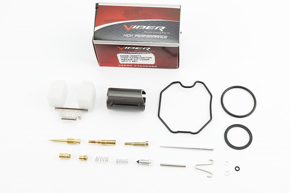 V200R Ремонтний комплект карбюратора 150-200cc, 18 деталей+поплавок Киев - изображение 1