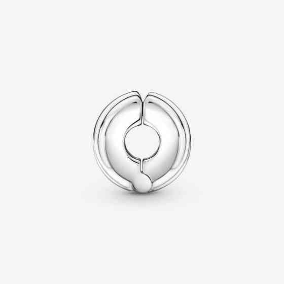 Серебряный шарм Пандора Polished Ribbons ClipMasterSem Киев