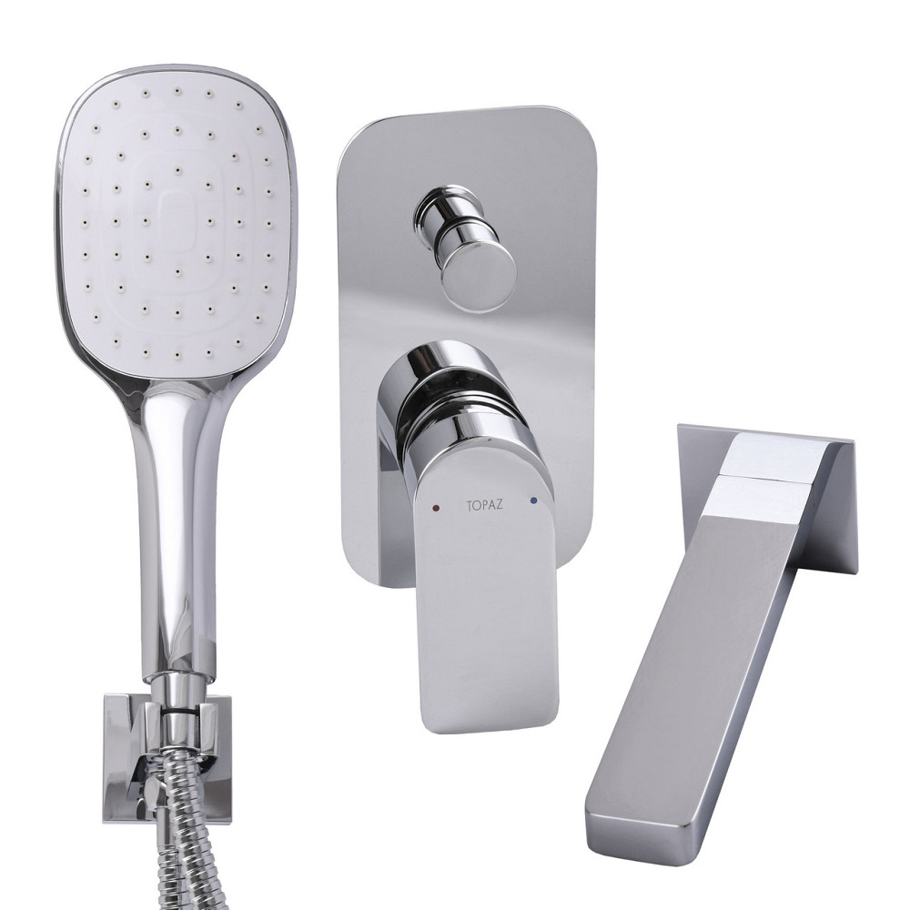 Змішувач для ванни вбудований TOPAZ SARDINIA TSG 08202-V-H20 Київ - фото 2