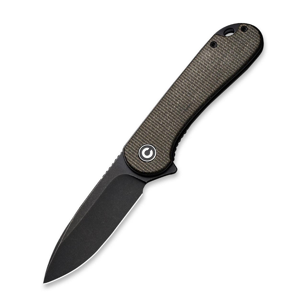 Нож складной карманный Civvi Elementum, (7.5 см) D2 / Micarta темно-зеленый Киев - изображение 1