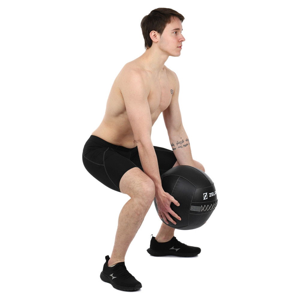 М'яч волбол 12 кг для кросфіту та фітнесу Zelart-7822-12 Київ - фото 9