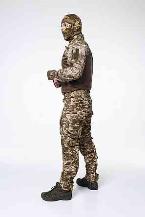 Штурмові військові штани з наколінниками піксель , тактичні штани ріп-стоп для ЗСУ, армійські літні штани Львів