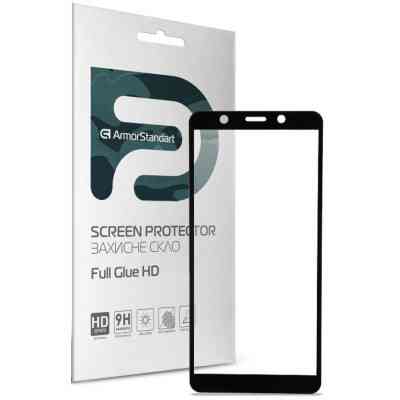 Стекло защитное Armorstandart Full Glue HD TECNO POP 3 (BB2) Black (ARM65098) Винница