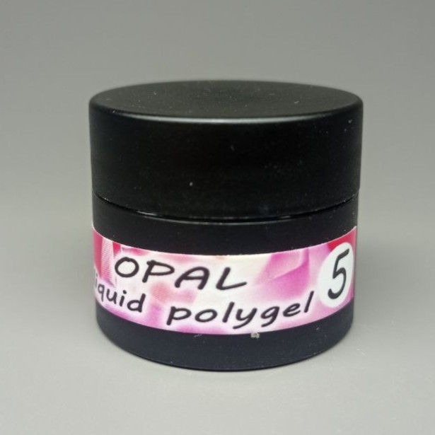 Рідкий полігель Мі OPAL #5 ніжно-рожевий з шимером 30мл (баночка) Херсон - фото 1