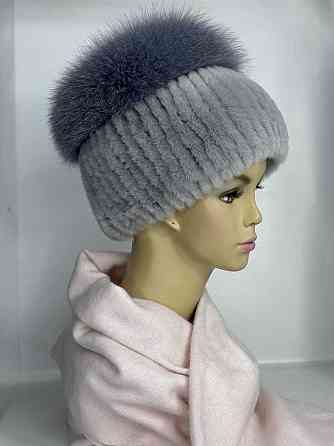 Шапка хутряна жіноча кубанка Медея Графітовий Харків