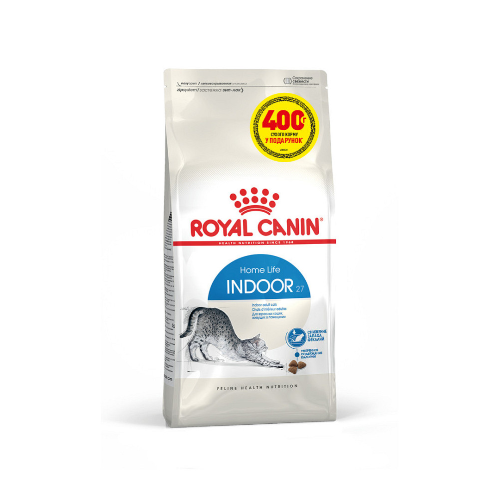 Корм для домашніх котів ROYAL CANIN INDOOR 1.6 кг + 400г в подарунок Київ - фото 1
