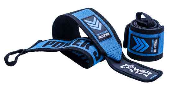 Бинти для зап'ясть (кистьові бинти) Power System PS-3530 Wrist Wraps Extreme Blue Каменское
