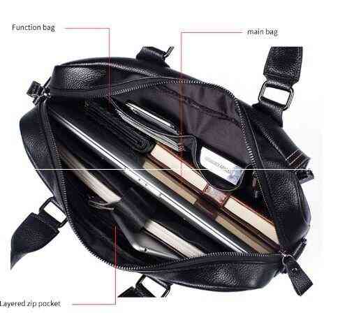 Сумка чоловіча флотар для ноутбака Vintage 14672 Чорна Київ