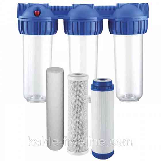 Фільтр для холодної води (3 колби) 8 атм.1/2" Харків