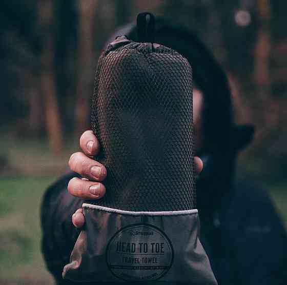Туристическое Полотенце быстросохнущее 125х120 см с чехлом Snugpak 
