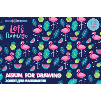 Альбом для рисования Cool For School на скобе For Girls, 12 листов (CF60901-09) Винница - изображение 1