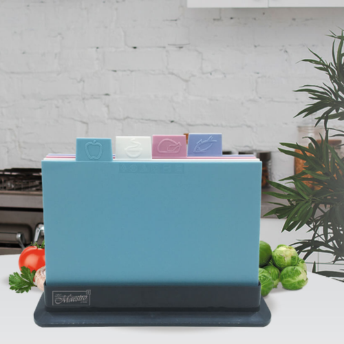 Набір дошок кухонних (4 дошки + підставка) пластик MR-1787 Maestro Житомир - изображение 9