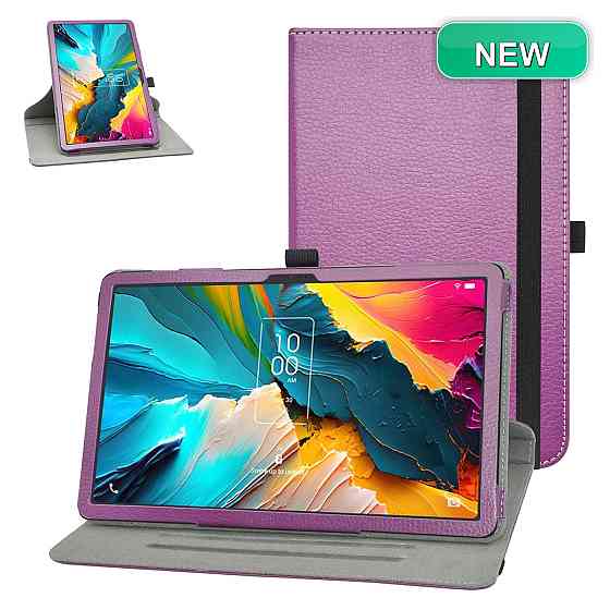 Чехол для планшета MAMA MOUTH TCL NXTPAPER 11 фиолетовый 11 дюймов 360° вращающаяся подставка PU Киев