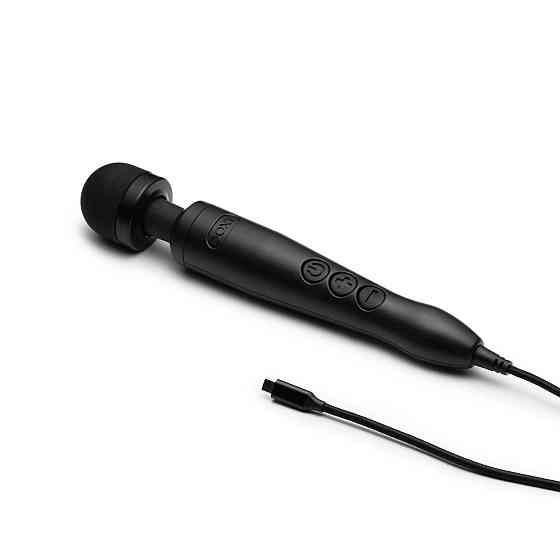 Вібромасажер DOXY3 USB-C Massager MATTE BLACK Sex Aura Київ