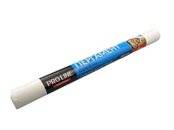 Пергамент для выпечки 6м Белый 38см силикон ТМ ProLine Киев
