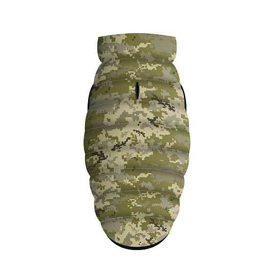 Курточка для собак WAUDOG Clothes, малюнок "Мілітарі", S35, В 47-50 см, С 30-33 см Київ