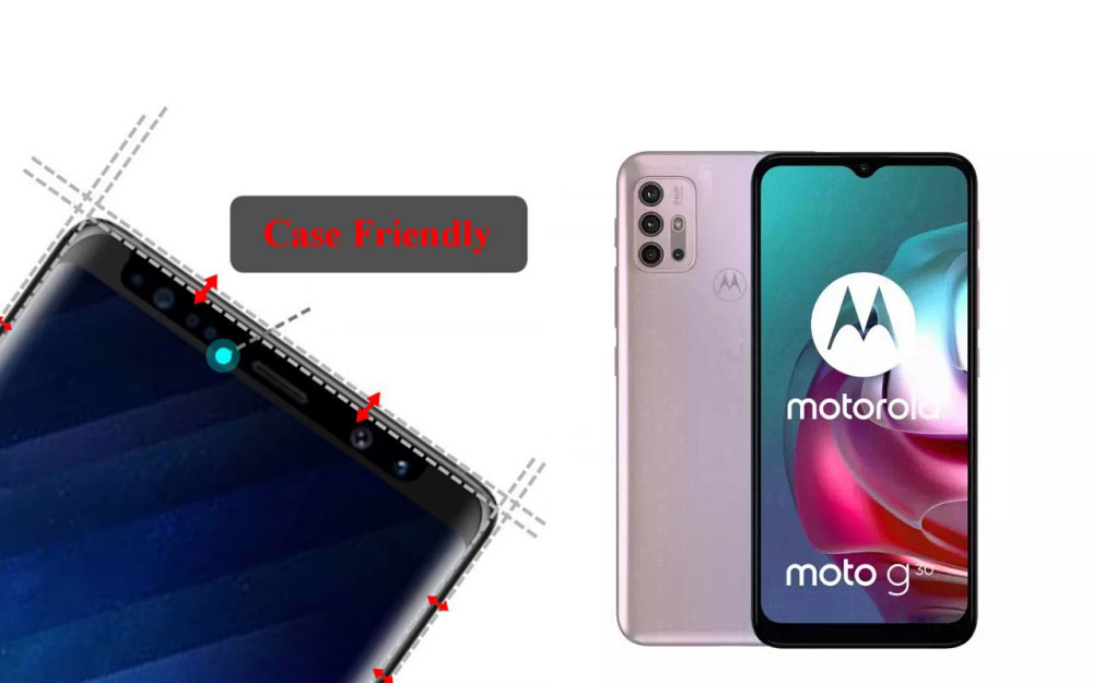 Захисне скло HyperGlass Pro для Motorola Moto G30 XT2129 – максимальна чутливість та захист Київ - фото 4