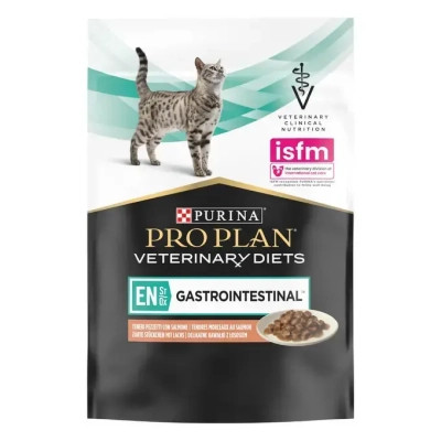 Влажный корм для кошек Purina Pro Plan Veterinary Diets EN с заболеваниями желудочно-кишечного тракта. С лососем 10x (7613035983359) Винница - изображение 1