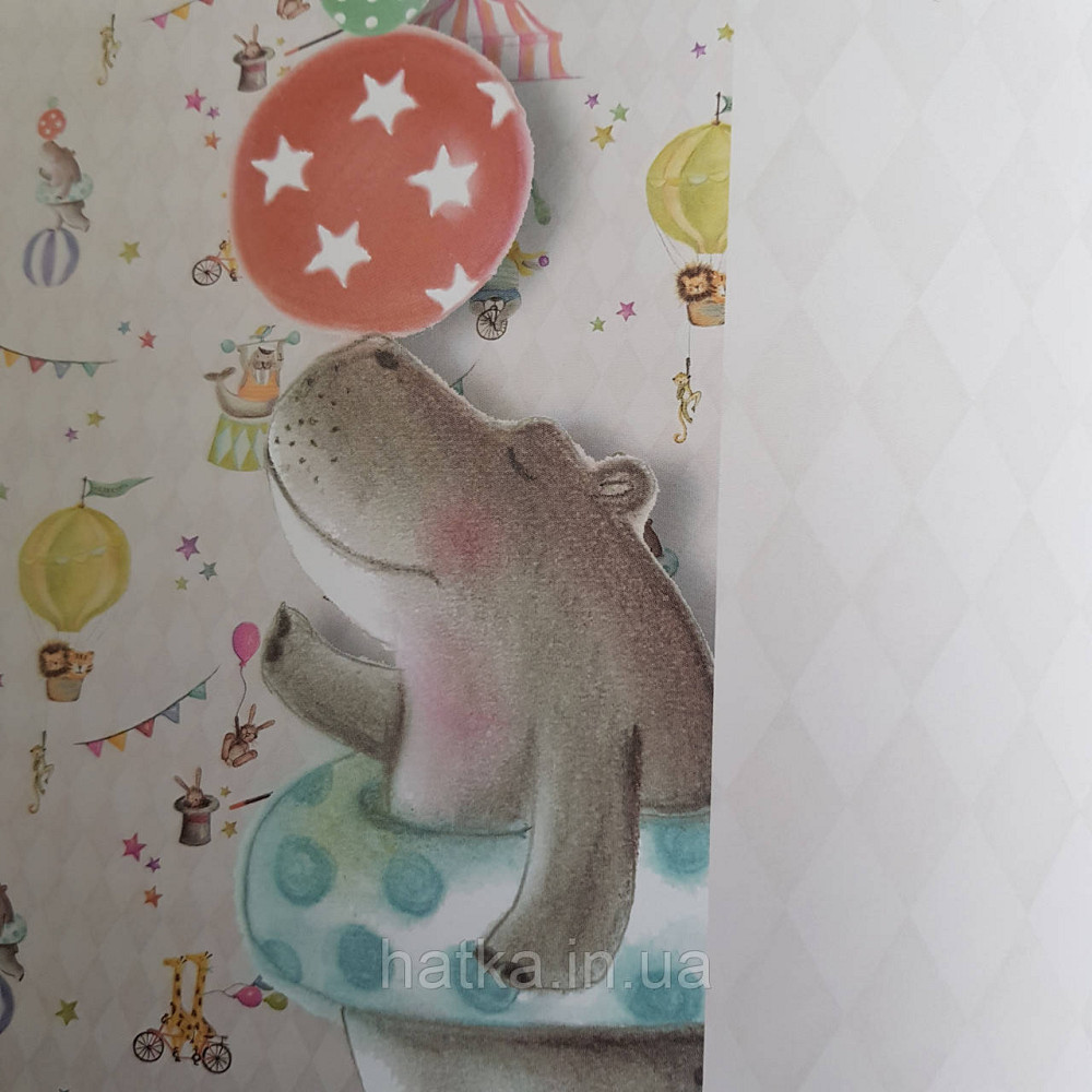 Флізелінові шпалери дитячі BN Doodleedo 0,53 х 10 м геометрія ромби розмиті сіро зелені білі Київ - фото 1