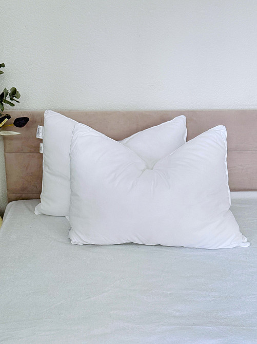 Подушка Ecotton 50х70 см Ecofill Line антиалергенна з біопухом біла White Коломия - фото 7