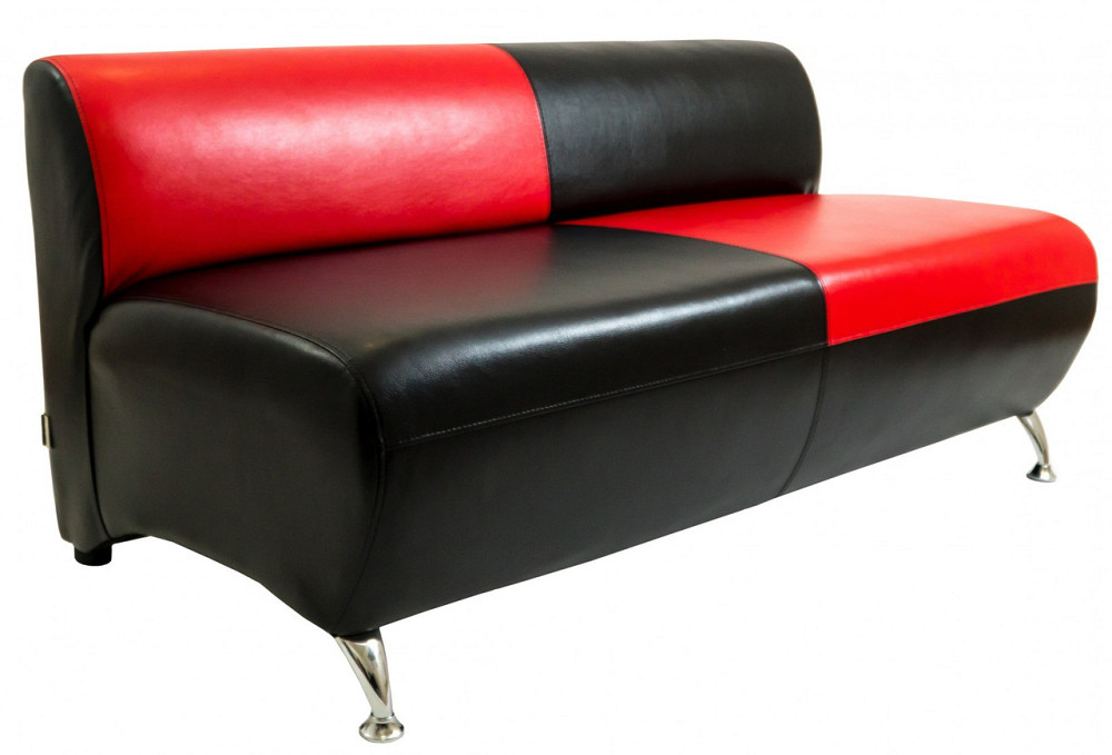Диван Flay Florida двойка 1450х730х640 Черно-красный Киев - изображение 1
