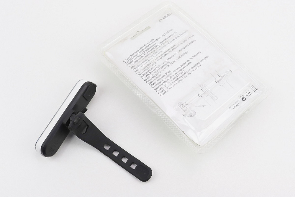Ліхтар задній 60 lumen, Li-ion 3.7V 700mAh зарядка від USB, вологозахисний, JY-6085C Київ - фото 2
