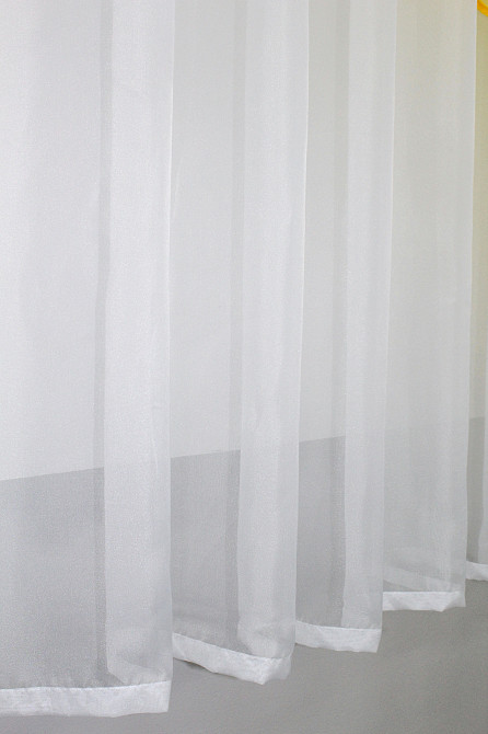 Кухонная занавеска VR-Textil № 069к желтый с белым 280х170 см (50-096) Киев - изображение 6