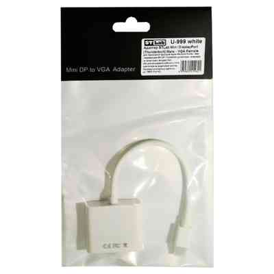 Переходник ST-Lab Mini DisplayPort (Thunderbolt) Male - VGA Female, 1080P (U-999 white) Винница