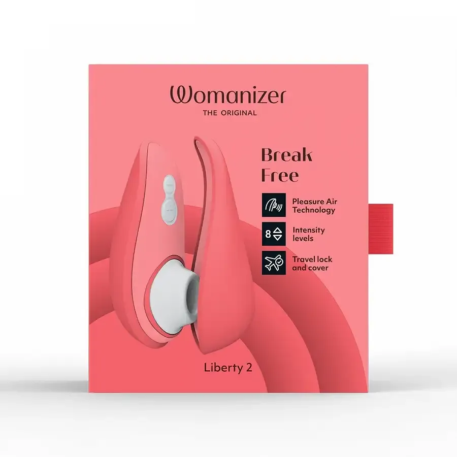 Вакуумний кліторальний стимулятор Womanizer Liberty 2 Vibrant Rose Львів - фото 10