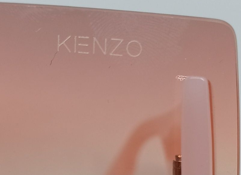 Брендовые модные женские очки маска розовые бежевые с градиентом. Киев - изображение 1