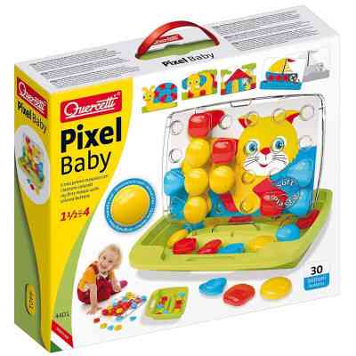 Набор для творчества Quercetti Мозаика 30 крупных фишек + доска-кейс (4401-Q) Винница