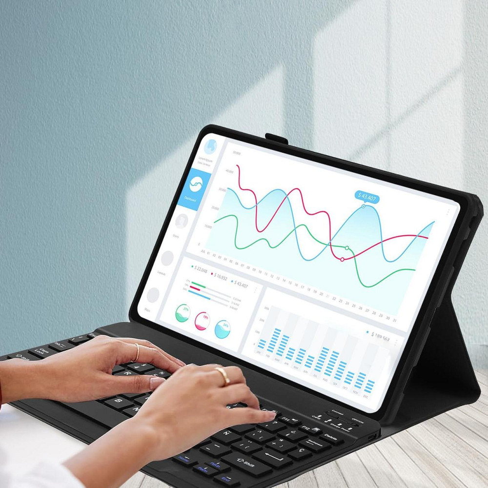 Чехол клавиатура для Lenovo Tab M10 Plus (3-го покаления) 10,6