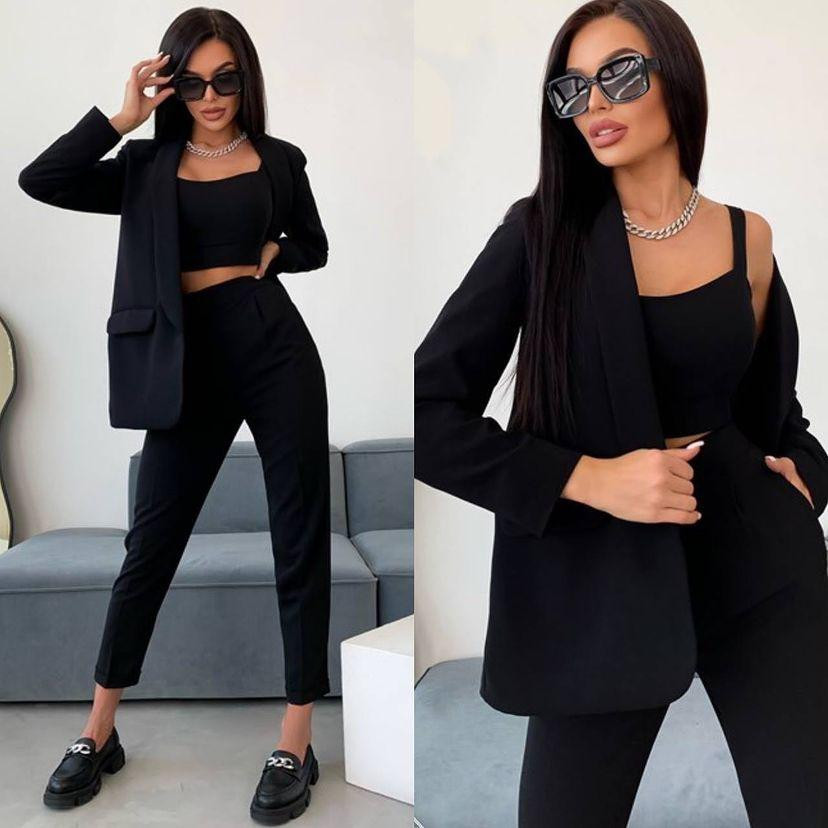 Костюм-тройка с топом 