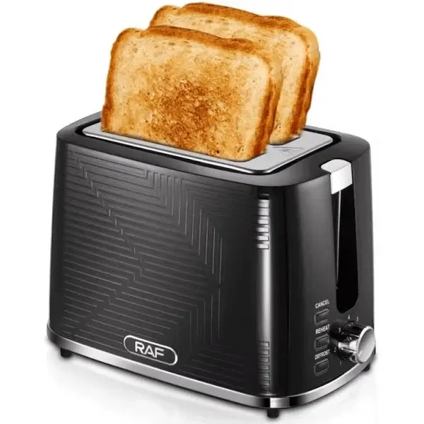 Тостер Domotec/RAF R-2102 900 Вт с 5 уровнями поджаривания, 3 режимами работы и съемным поддоном для крошек Одесса - изображение 4