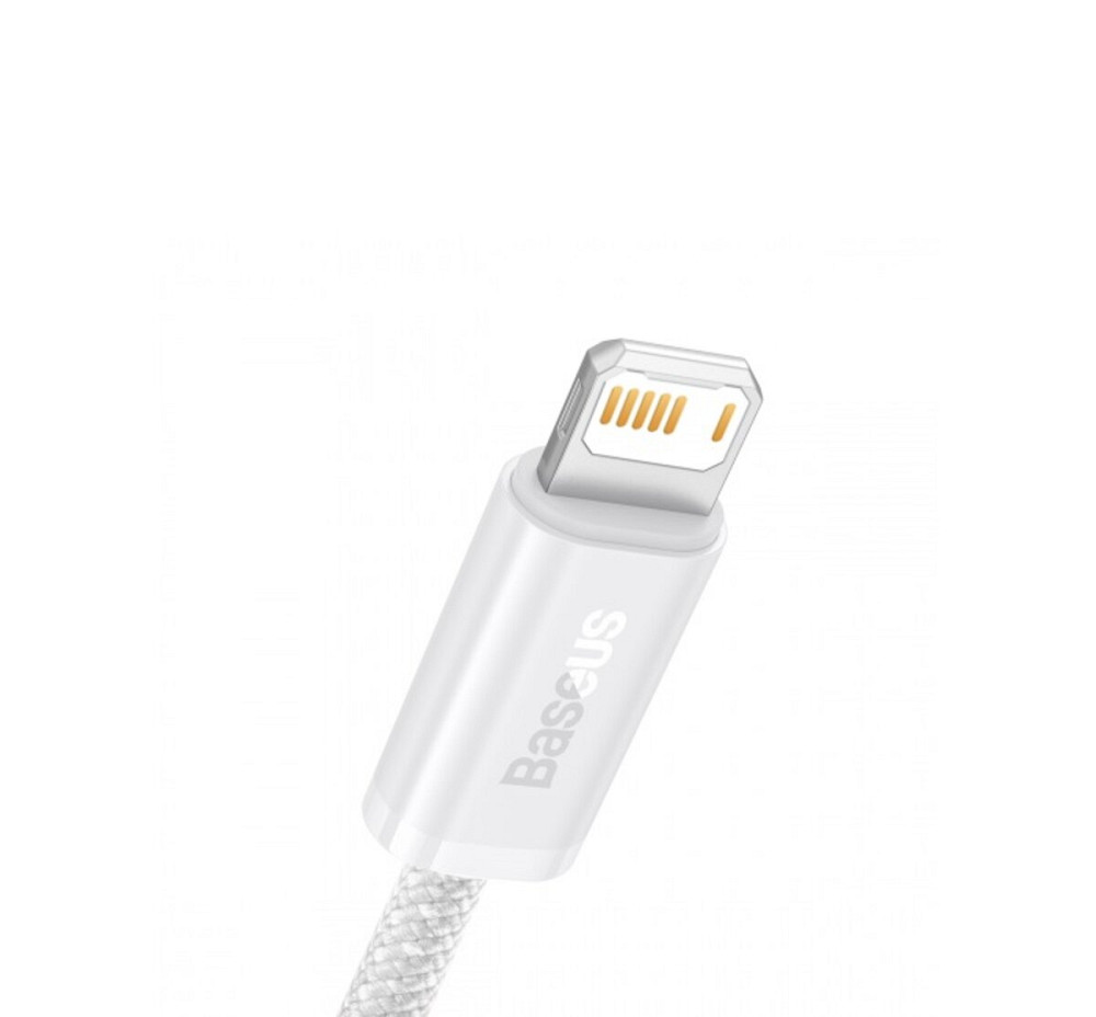 Кабель Baseus Dynamic Series Fast Charging Data Cable USB to iP 2.4A 1m White Киев - изображение 2