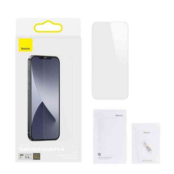 Защитное cтекло Baseus для iPhone 12 Mini, 0.15mm 2 шт. (SGAPIPH54N-FM02) Киев