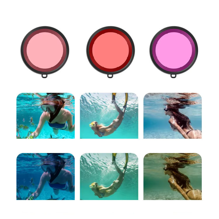 Фільтра DJI Action 5 Pro/4/3 на аквабокс для підводної зйомки AC Prof 4897 Київ - фото 9