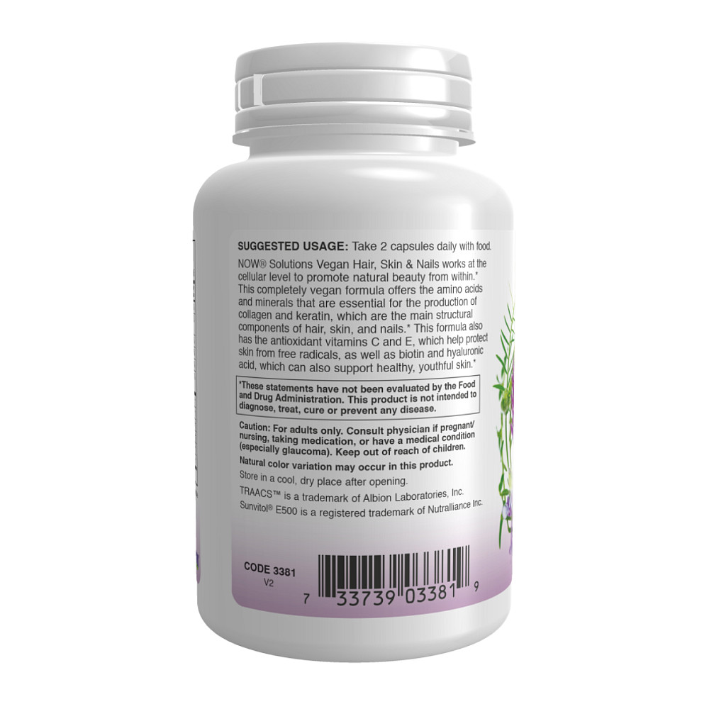 Vegan Hair, Skin & Nails - 90 vcaps Луцьк - фото 3